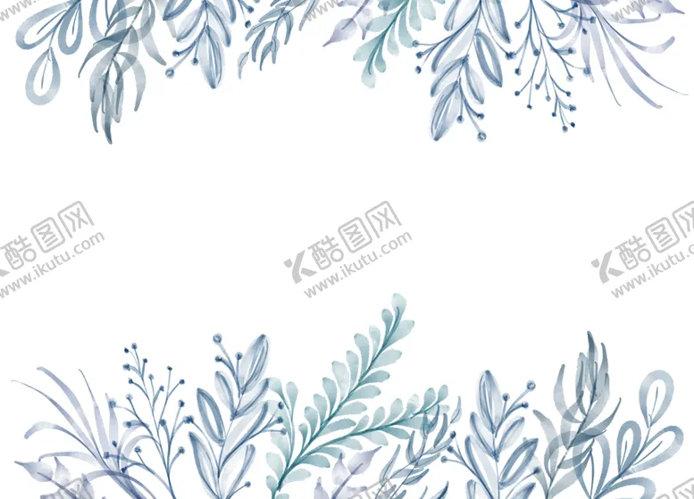 编号：87462507010636308152【酷图网】源文件下载-淡色植物树枝花朵装饰
