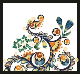手绘花卉花朵素材素材