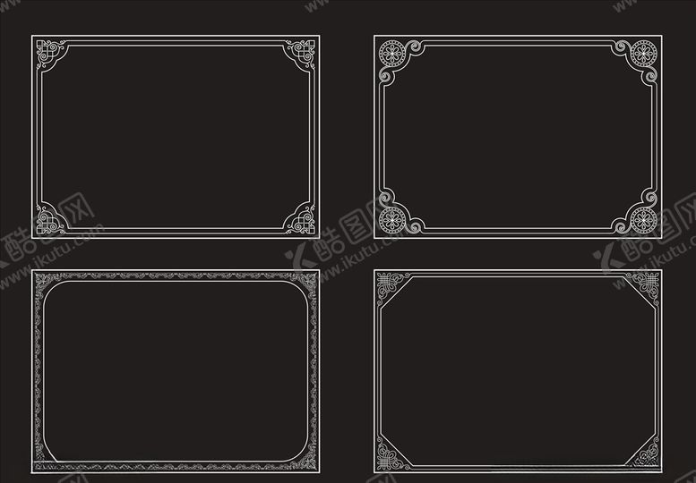 编号：50645110281612274044【酷图网】源文件下载-花纹边框