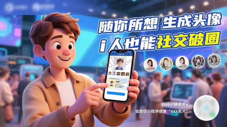 产品宣传图海报手机名片
