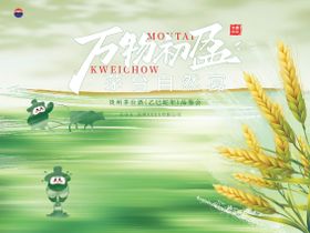 白酒小满品鉴会物料