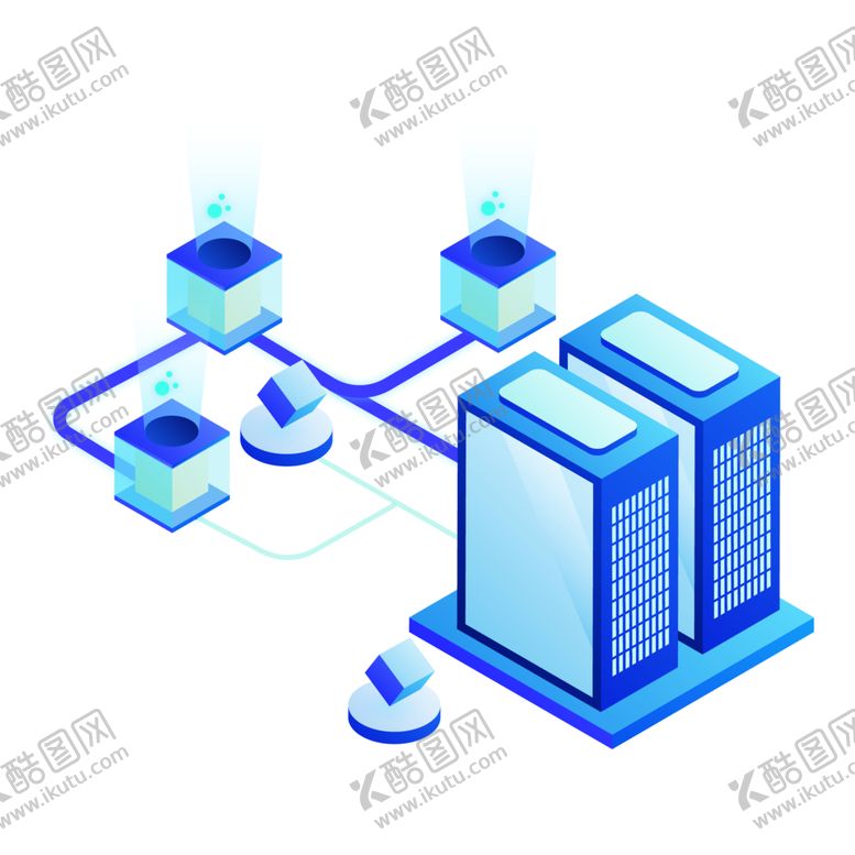编号：89637104010244441088【酷图网】源文件下载-2.5D立体区块链