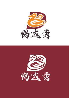 餐饮标识设计简约鸭子
