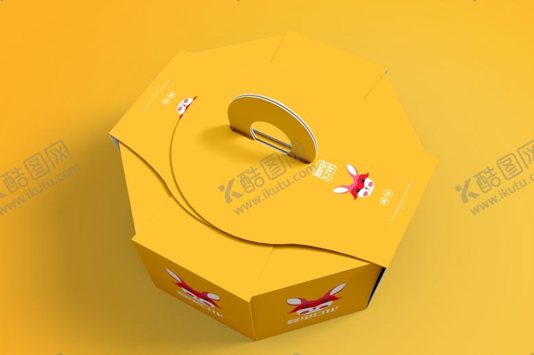 编号：65056309111904345137【酷图网】源文件下载-蛋糕包装样机