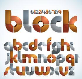THL字母立体视觉LOGO