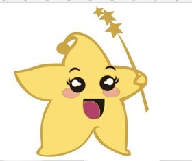 五星表情卡通解