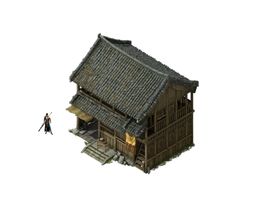 游戏房屋建筑物元素传奇修图材亭台楼阁