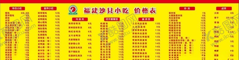 编号：10791309190846008275【酷图网】源文件下载-沙县小吃