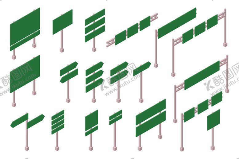 编号：17646211011713007073【酷图网】源文件下载-路标合集