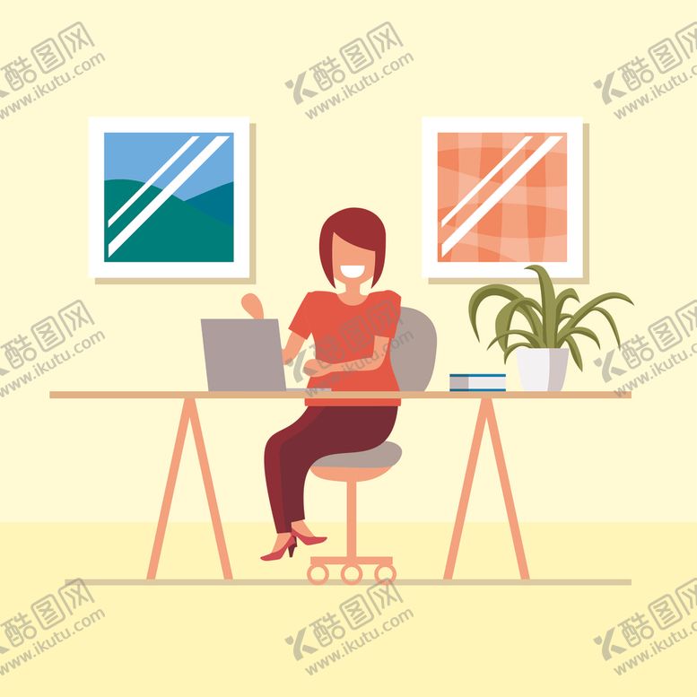 编号：44746209210304371254【酷图网】源文件下载-矢量人物景素材