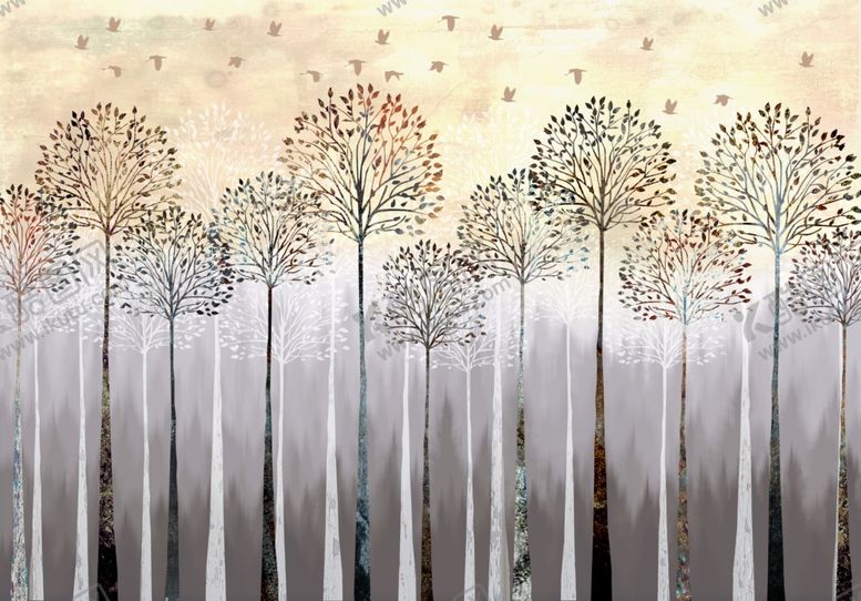 编号：40328509221056362702【酷图网】源文件下载-森林背景墙