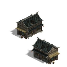 游戏房屋建筑物元素
