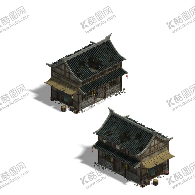 编号：30385806251443468223【酷图网】源文件下载-游戏房屋建筑物元素