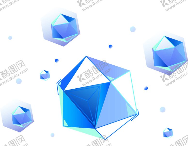 编号：97142402200744019260【酷图网】源文件下载-3D质感科技图标