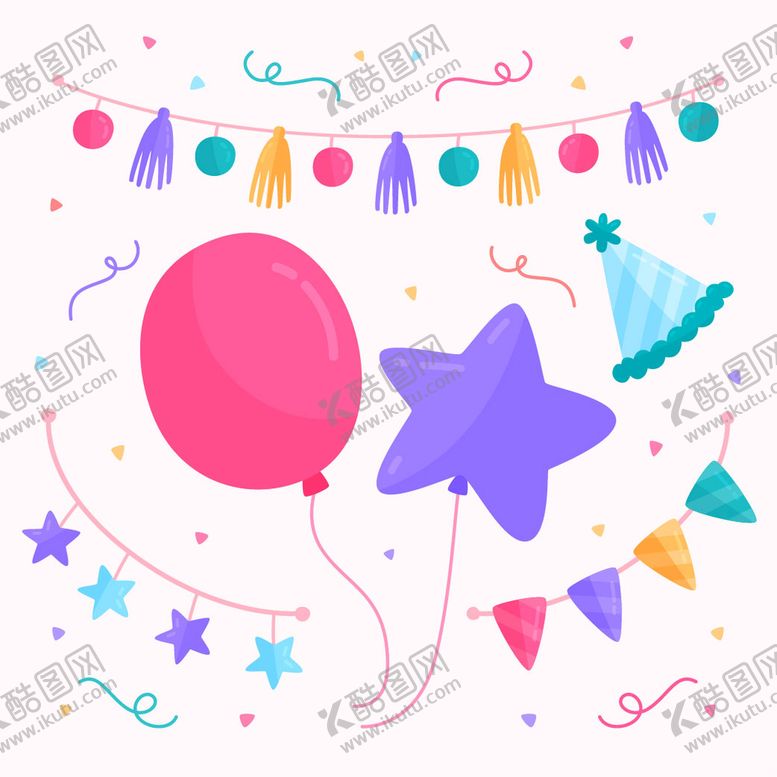 编号：74235609251401407526【酷图网】源文件下载-生日装饰