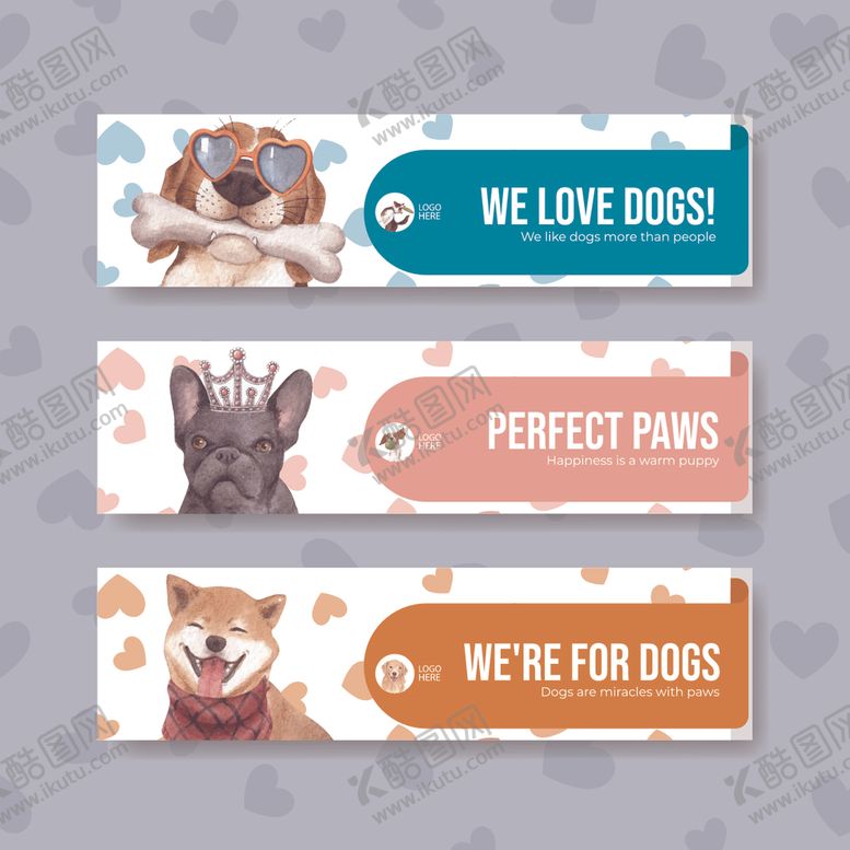 编号：60008204030206003973【酷图网】源文件下载-宠物主题横幅设计