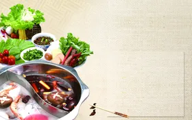 火锅海报季美食节馆挂画