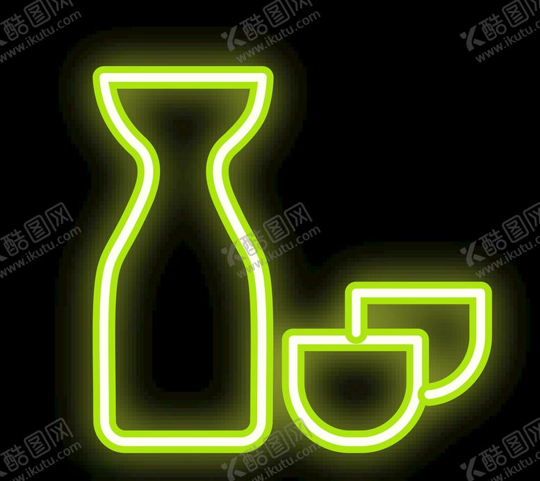 编号：64481809261633264516【酷图网】源文件下载-白酒霓虹灯