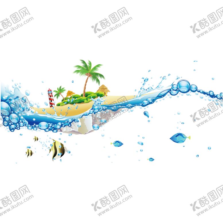 编号：77483410261709109393【酷图网】源文件下载-浪花素材