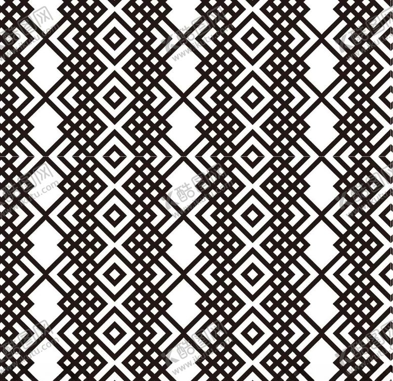 编号：19749709302306504250【酷图网】源文件下载-黑白几何图案