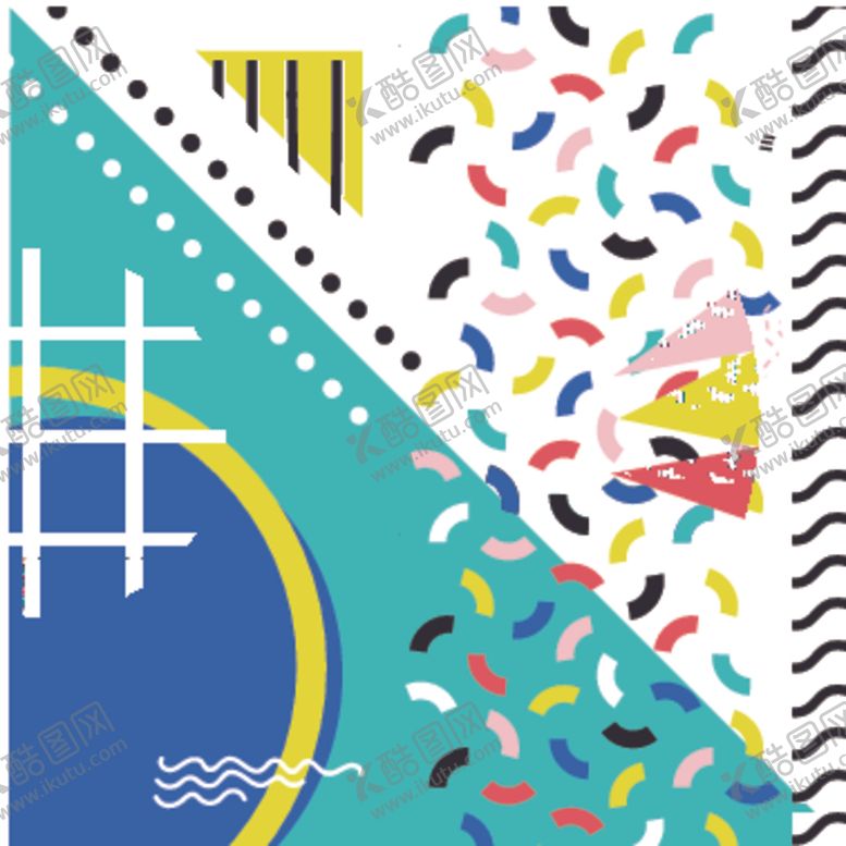 编号：76040110212003018085【酷图网】源文件下载-彩色拼接设计图案