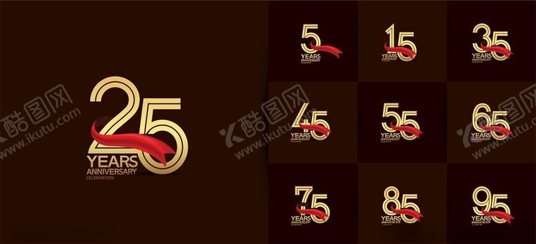 编号：82517510250128525638【酷图网】源文件下载-周年庆数字设计