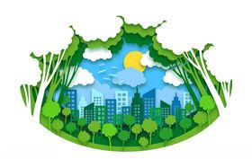 城市绿化广告模板
