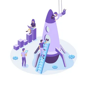 火箭太空航天飞机宇宙燃气推进