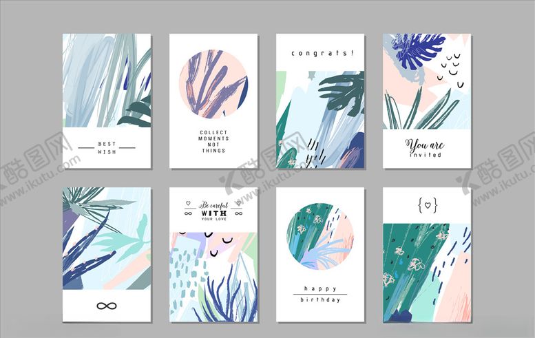 编号：79788310120039048643【酷图网】源文件下载-清新插画底纹背景