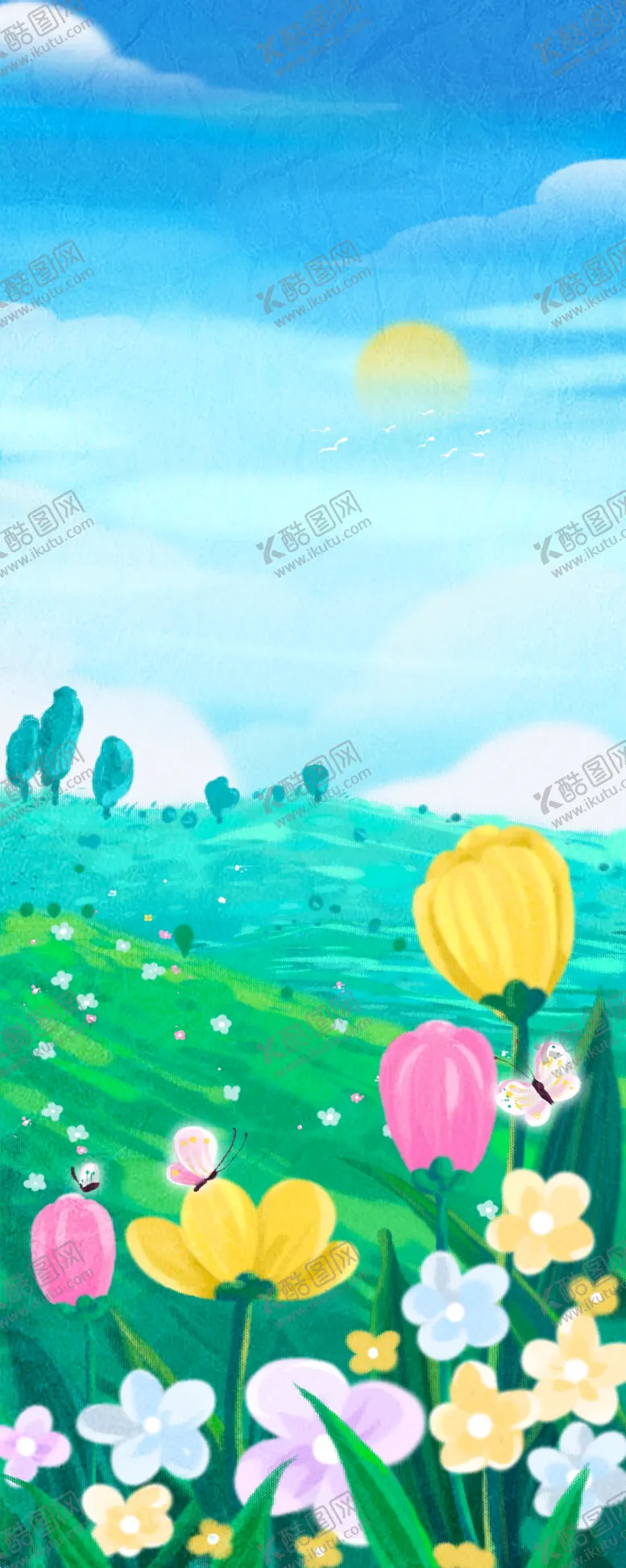 编号：20451102181726155401【酷图网】源文件下载-四季春天插画