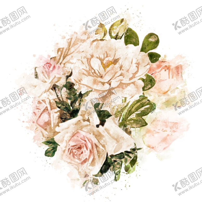编号：76237605102004546318【酷图网】源文件下载-手绘花卉