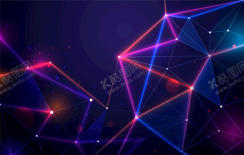 编号：40971709111329119905【酷图网】源文件下载-抽象现实技术粒子背景
