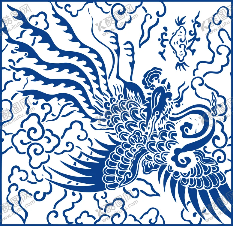 编号：21470102162158584376【酷图网】源文件下载-中国风古典青花瓷图案