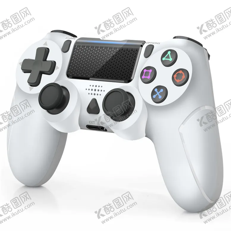 编号：79424205070711514240【酷图网】源文件下载-PS4白色手柄主图