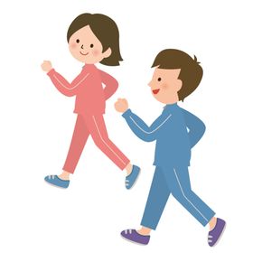健身运动跑步男子