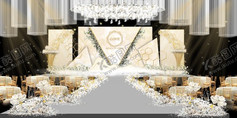 编号：22219609220028095720【酷图网】源文件下载-香槟色系婚礼