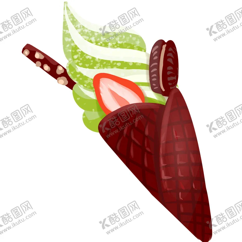 编号：97210110181426141489【酷图网】源文件下载-手绘冰淇淋