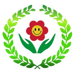 太阳花logo花手