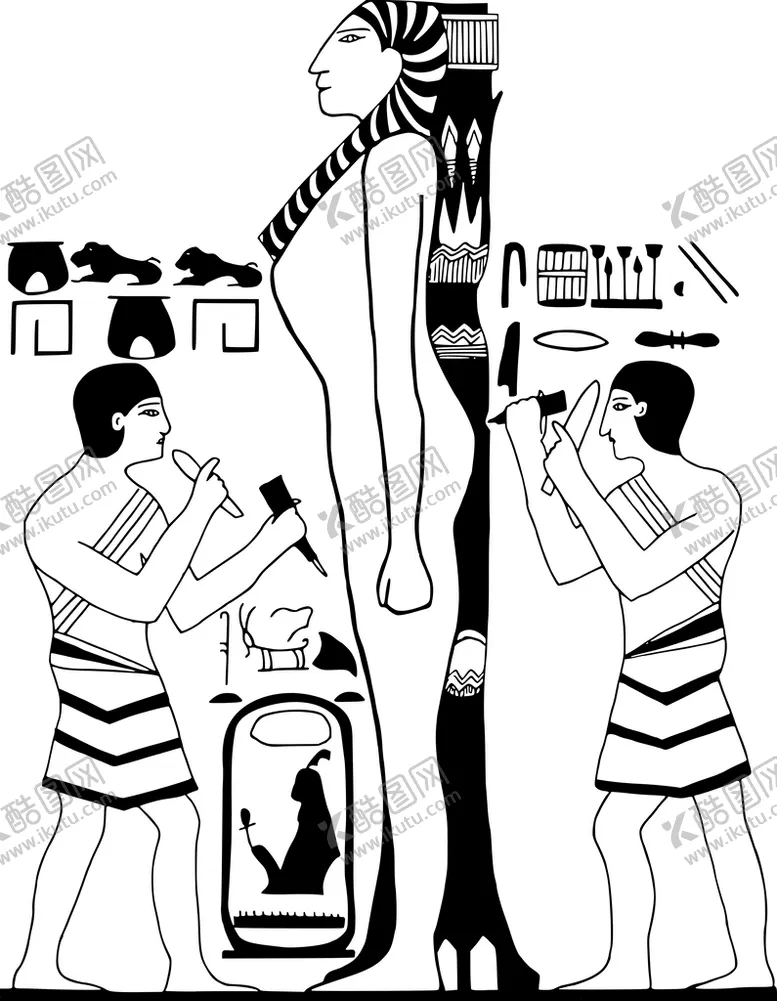 编号：73089510022146051758【酷图网】源文件下载-埃及人信仰矢量素材