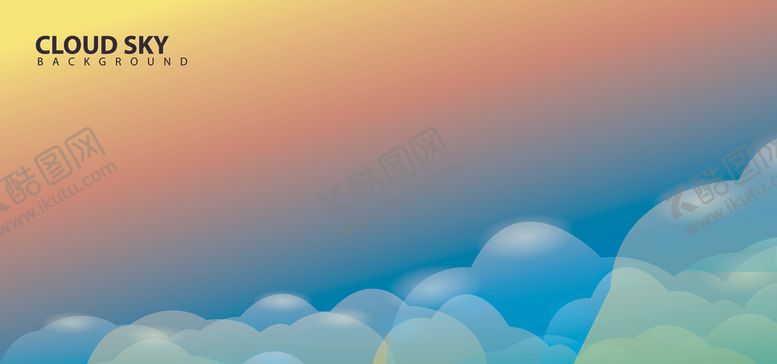 编号：13268807081817079619【酷图网】源文件下载-抽象天空云