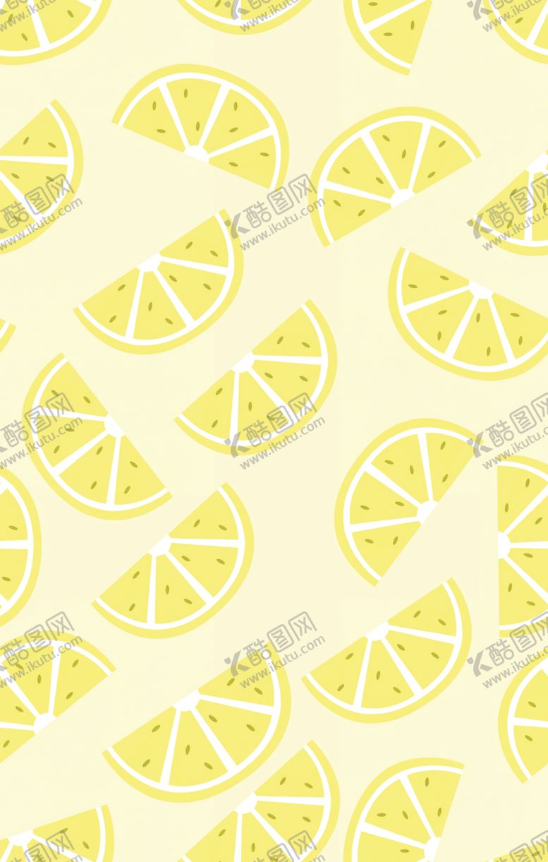 编号：34773705041429358239【酷图网】源文件下载-柠檬切片图案背景纹理