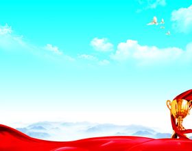 蓝天白鸽背景墙