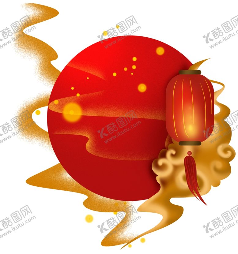 编号：85028205101424289931【酷图网】源文件下载-灯笼祥云图片