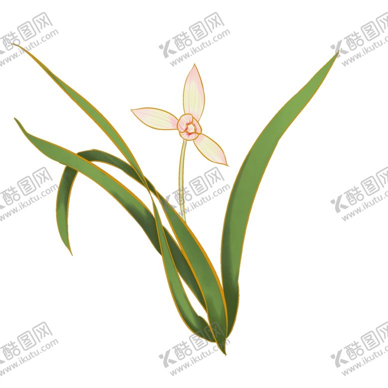 编号：36779204131400271135【酷图网】源文件下载-手绘兰花