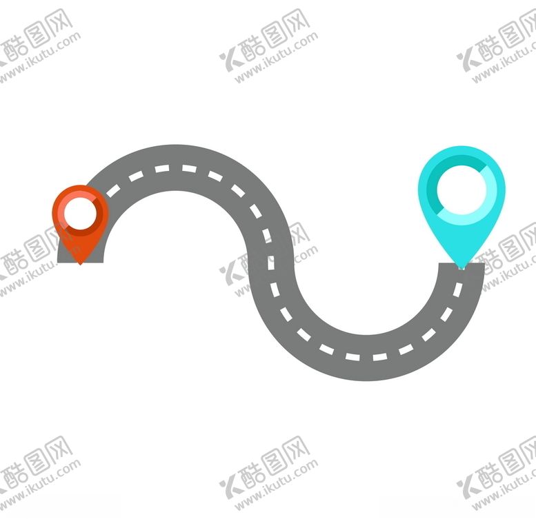 编号：61733309180430083239【酷图网】源文件下载-道路彩色形状线条交通坐标