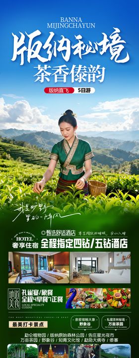 版纳秘境茶香傣韵