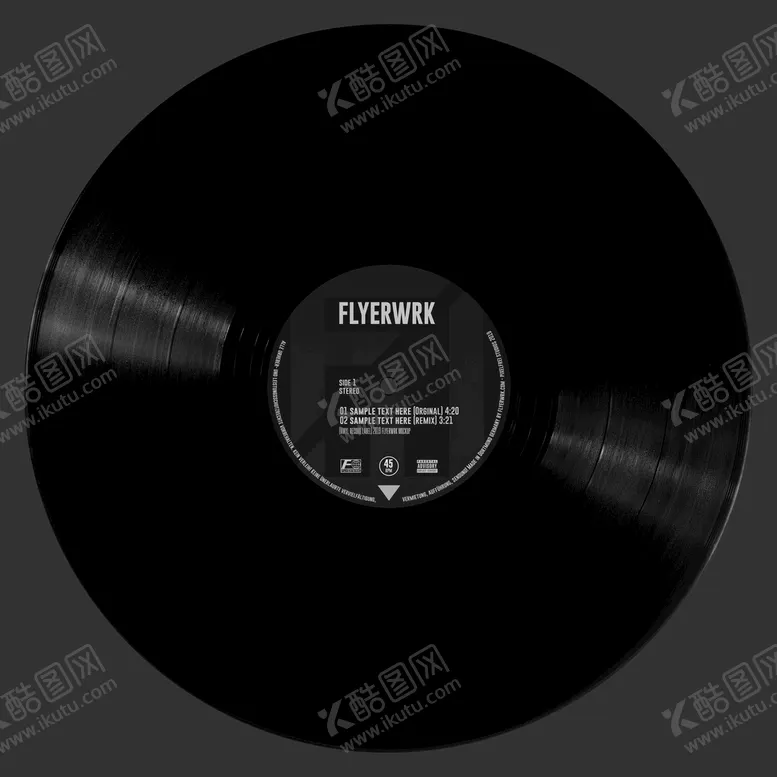 编号：37201409141228062967【酷图网】源文件下载-黑胶唱片样机