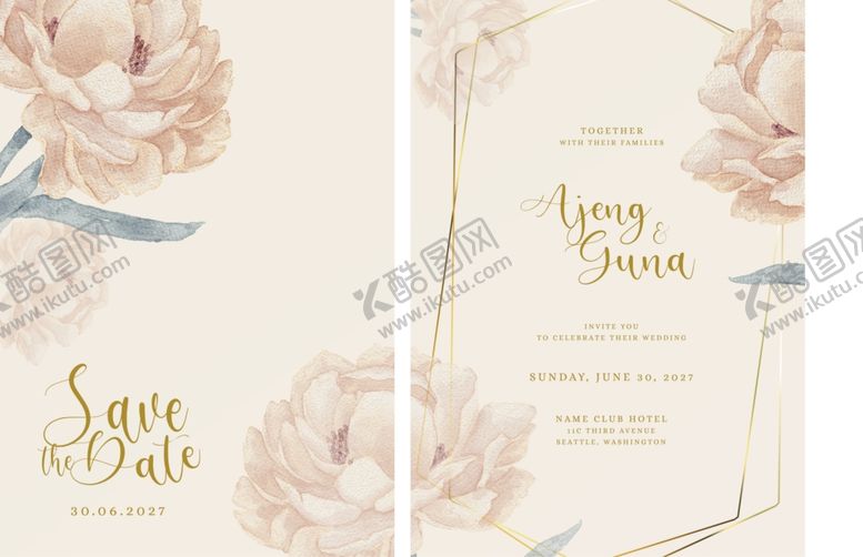 编号：71907710051430556608【酷图网】源文件下载-清新花卉贺卡