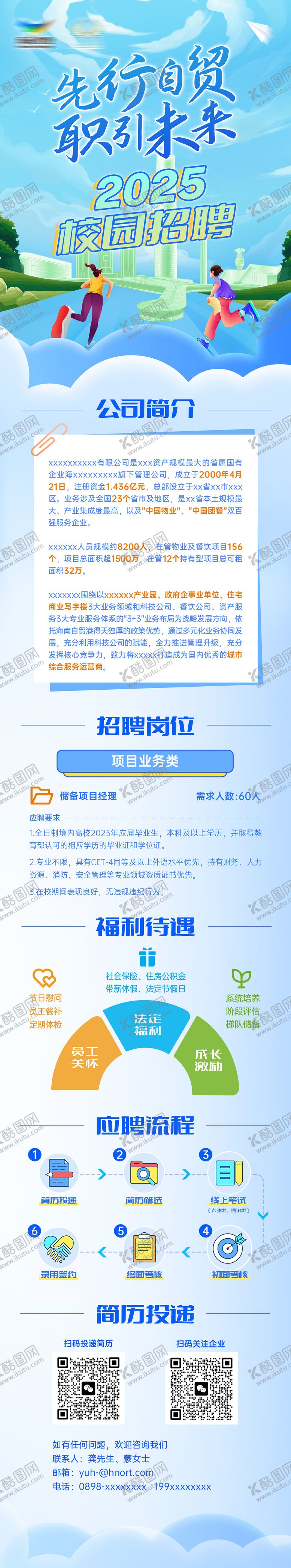编号：92445606152252017102【酷图网】源文件下载-校园招聘长图