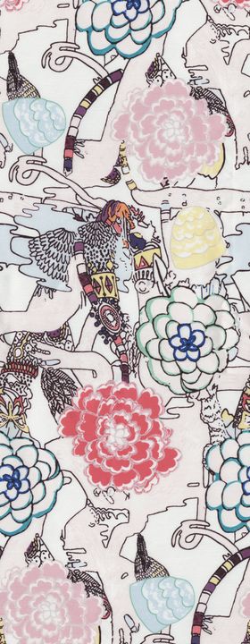 女装抽象花